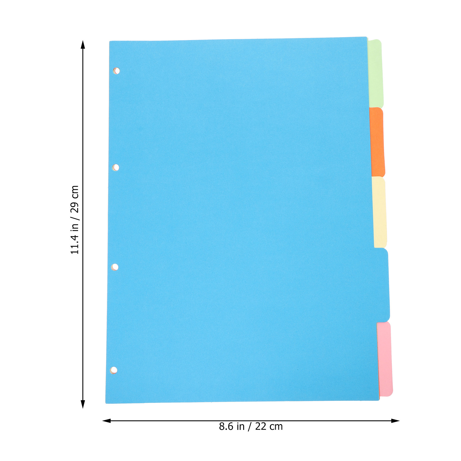 10 ชิ้น แผ่นแบ่งแฟ้ม แผ่นแบ่งห - Tab Divider A4 บทวิจารณ์และราคา