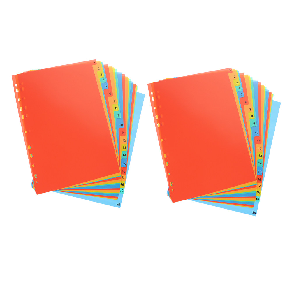 2 ชุด แฟ้มจัดระเบียบเอกสารสำนั - Tab Divider A4 บทวิจารณ์และราคา