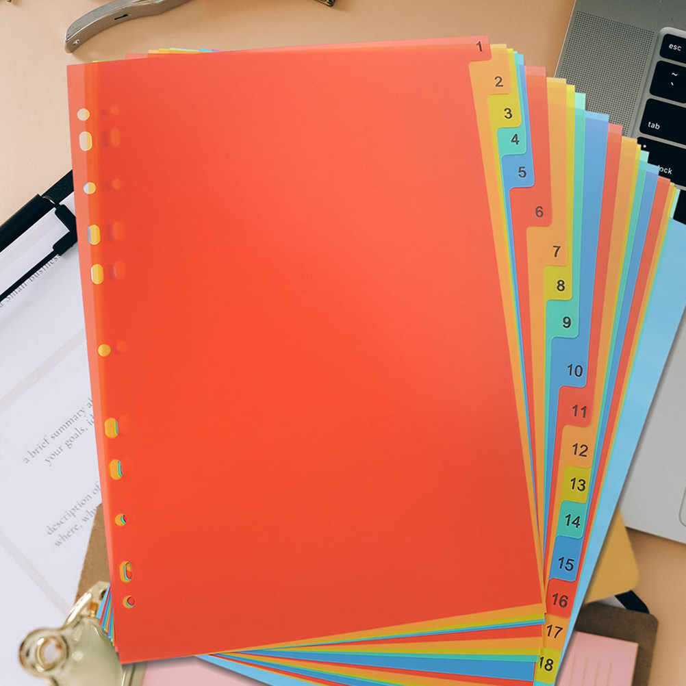 2 ชุด แฟ้มจัดระเบียบเอกสารสำนั - Tab Divider A4 บทวิจารณ์และราคา