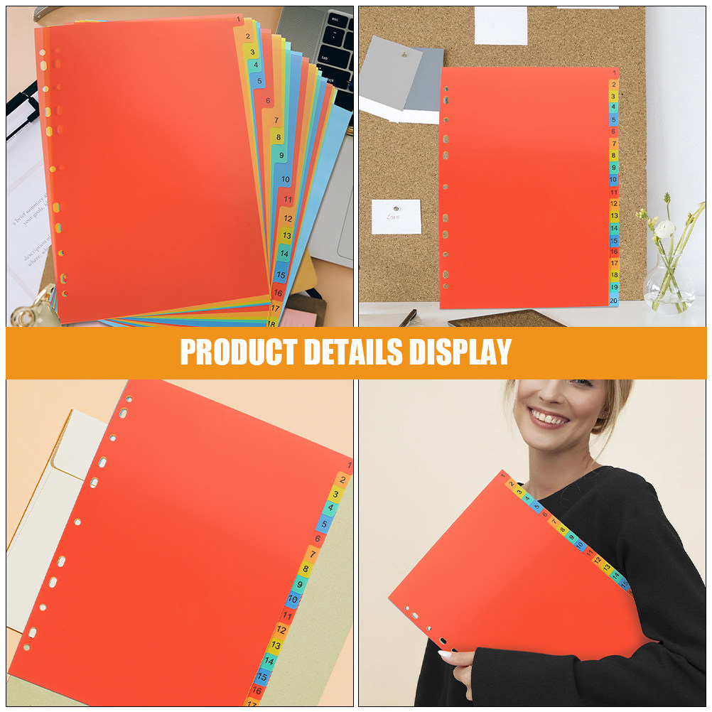 2 ชุด แฟ้มจัดระเบียบเอกสารสำนั - Tab Divider A4 บทวิจารณ์และราคา