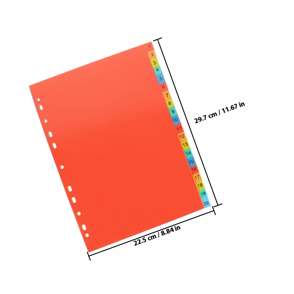 2 ชุด แฟ้มจัดระเบียบเอกสารสำนั - Tab Divider A4 บทวิจารณ์และราคา