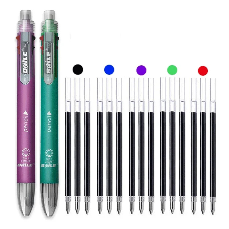 4/12 ชิ้น 6 อิน 1 ปากกาหลายสี  - Staedtler Pencil Lumocolor บทวิจารณ์และราคา