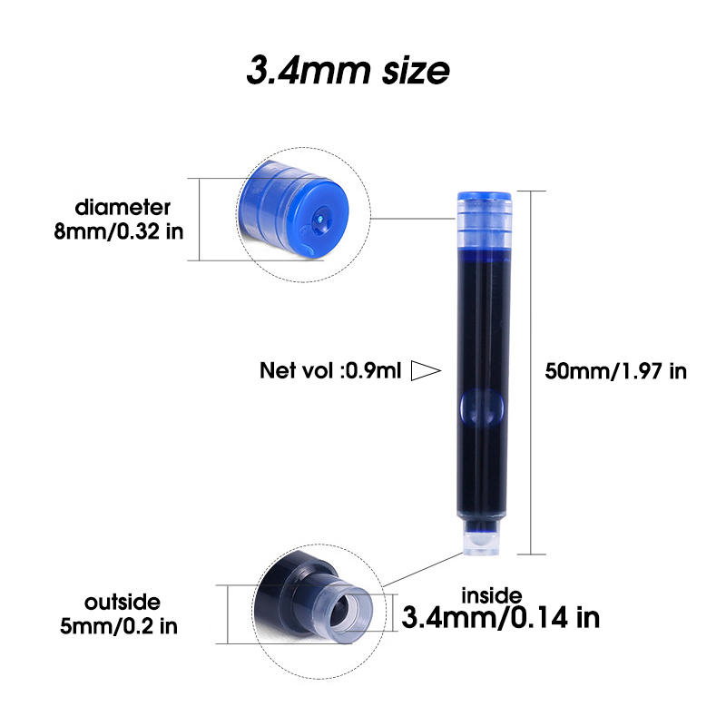 50 ชิ้น ปากกาหมึกซึม ตลับหมึก  - Fountain Pen Bottled Ink บทวิจารณ์และราคา