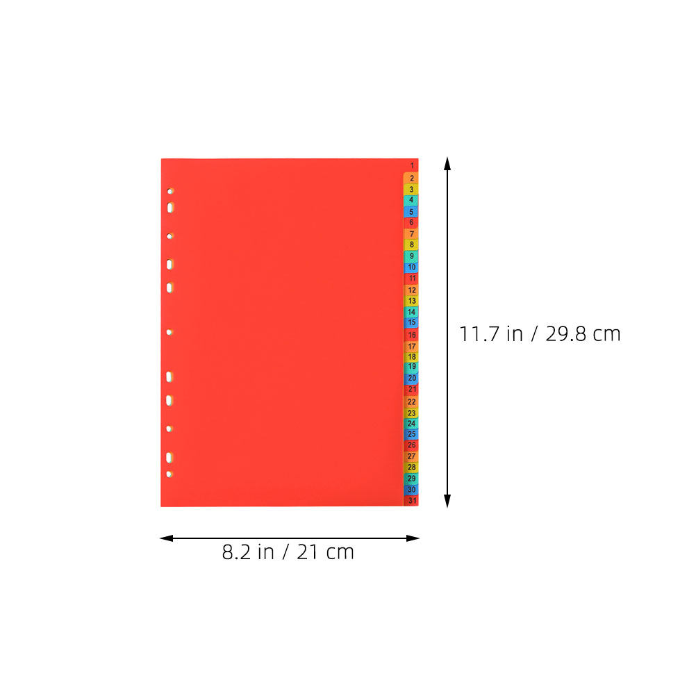 2 ชุด แผ่นคั่นหน้าพลาสติก A4 พ - Tab Divider A4 บทวิจารณ์และราคา